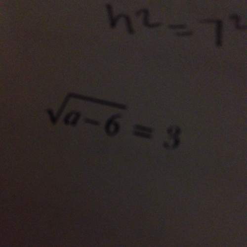 How do i solve for the variable in the radical