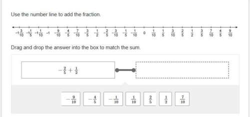 Asap! use the number line to add the fraction. drag and drop the answer into the box to match the s
