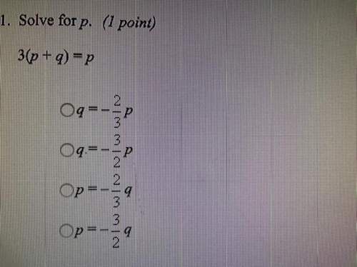 Solve for p i am so confused