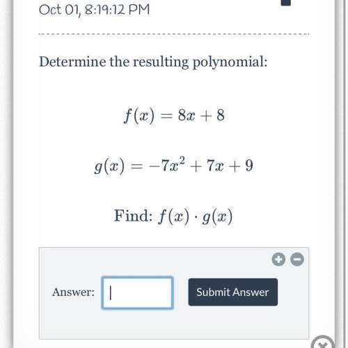 Can someone to determine the resulting polynomial