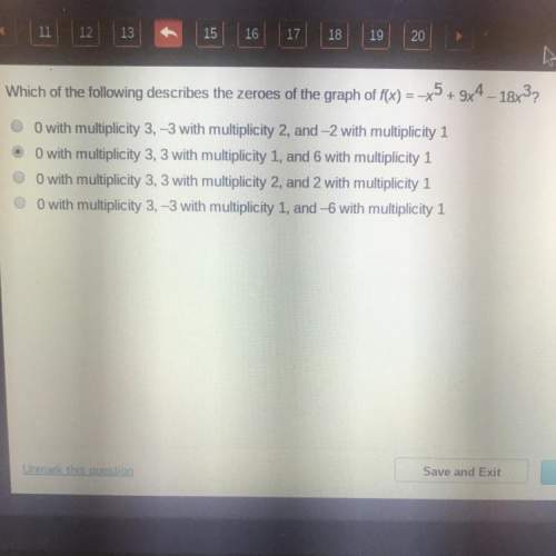 Anyone know the answer to this math problem?