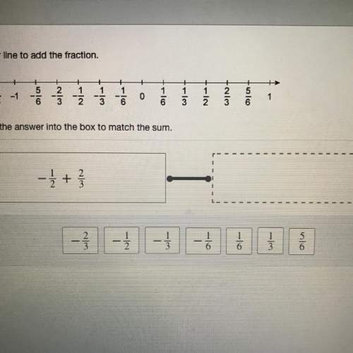 Use the number line to add the fraction. pls
