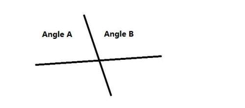 Are angles a and angle b congruent or supplementary?  if you were to classify the angles