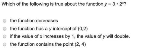 (q2) which of the following points lies on the graph of the function y = 4x ?
