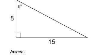 2. find the value of x in the triangle. round your answer to the nearest tenth of a degree. show you