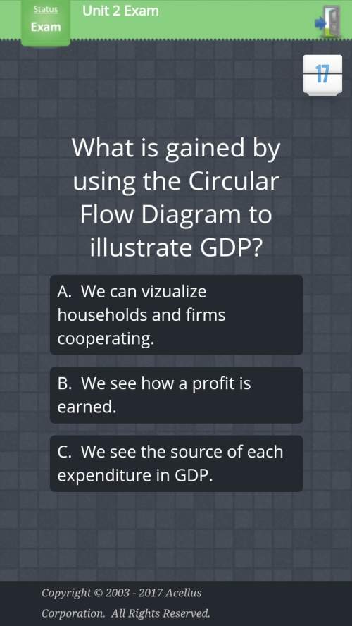 What is gained by using the circular flow diagram to illustrate gdp?