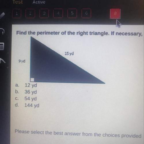 Find the perimeter of the right triangle. if necessary, round to the nearest tenth