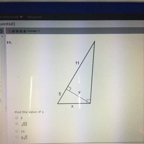 Find the value of y. look at image attached