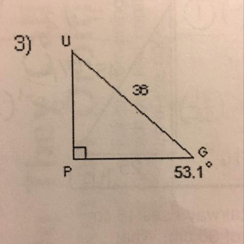 Solve this triangle, by finding each unknown side or angle. include a triangle summary. need ! thi