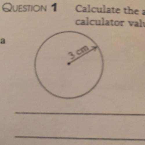 Area of this circle and explanation