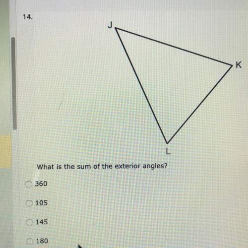 What is the sum of the exterior angles