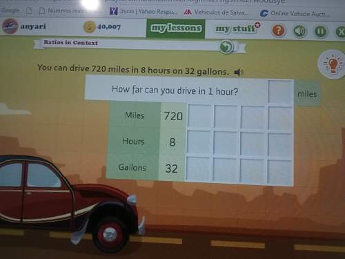 You can drive 720 miles in 8 hours on 32 gallons ?  how far can you drive in 1 hour?