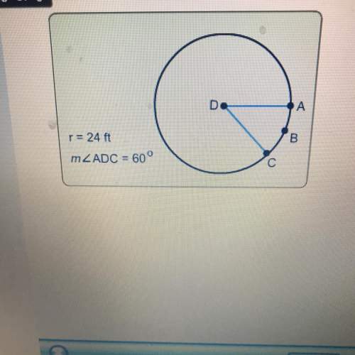 Me pls asap!  what is the length of abc in terms of pi?  a) 4 pi ft &lt;