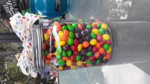 Find out how many skittles are in this jar