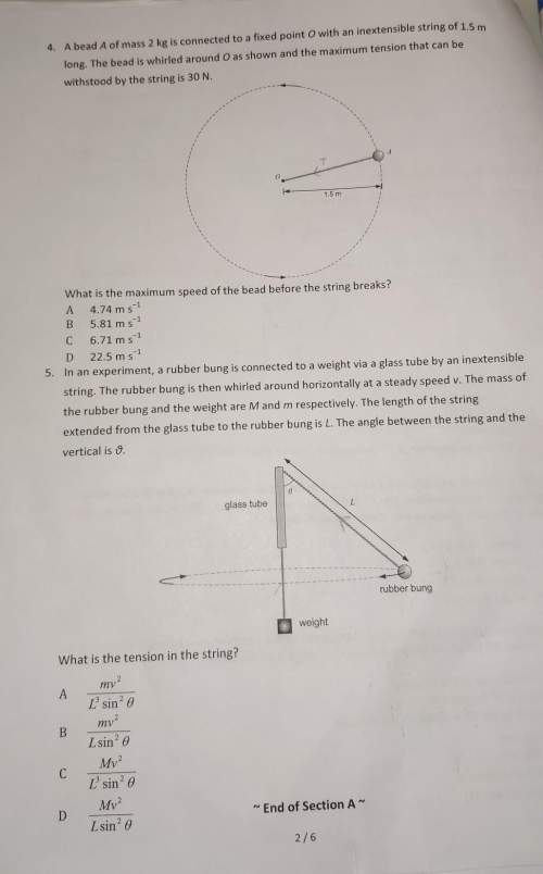 Physics question about circular motion