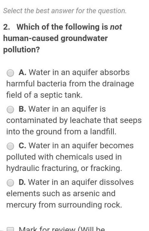 Which of the following is nothuman-caused groundwater pollution?