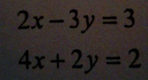 How to solve this it says what is the y value in the given sytem of equations?