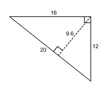Which pair is a base and corresponding height for the triangle?  a. b
