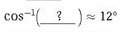 Complete the statements. if necessary, round angle measures to the nearest degree. round other value