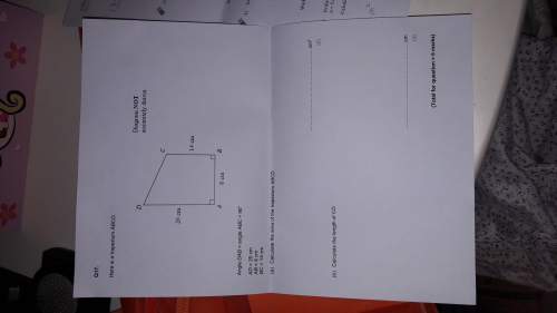 Calculate area and length of trapezium