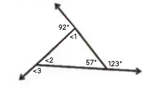 Plz hurry part a: find the measure of the following angles: &lt; 1