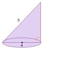 What is the volume of the cone? use π ≈ 3.14. a. 12.56 cubic units b. 18.84 cubic