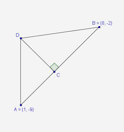 Select the correct answer.in the diagram, the areas of triangle abc and triangle d