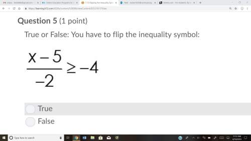 Are these questions true or false?  its on inequalities