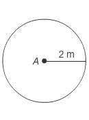What is the approximate circumference of circle a?  use π ⁢ ≈ 3.14. record your answer t