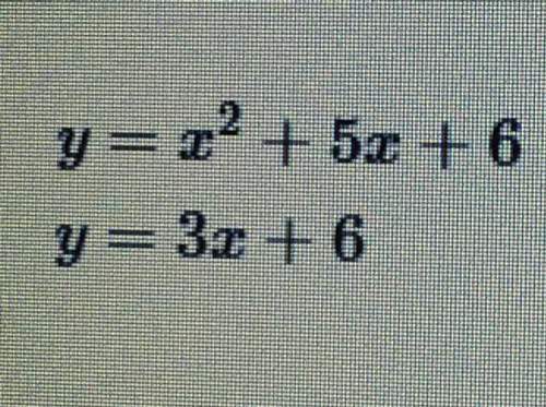 What are the solutions to the system of equations?