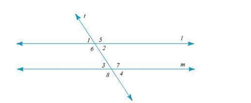 Which of the following angles is corresponding with ∠5? 2 4 7 8