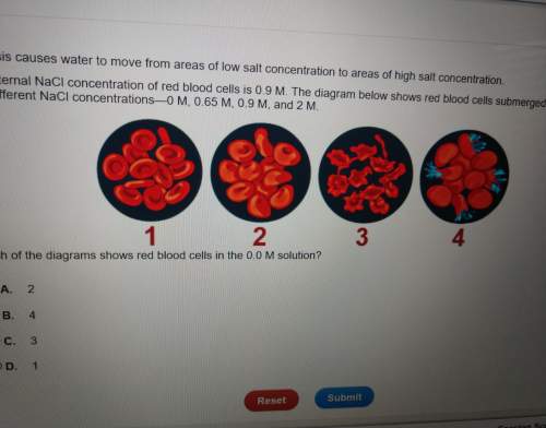 Which of the diagrams shows red blood cells in 0.0 m solution