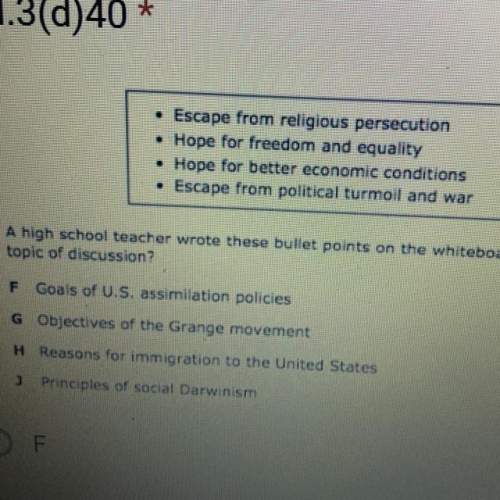 Ahigh school teacher wrote these bullet points on the whiteboard. what was the most likely topic of