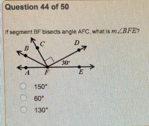 If segment bf bisects angle afc, what is m