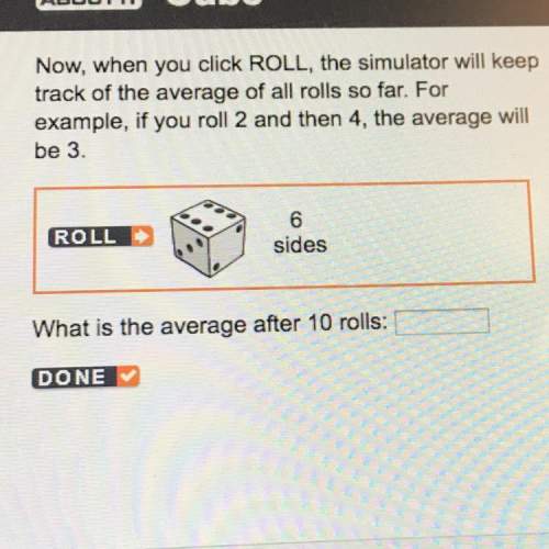 Now, when you click roll, the simulator will keep track of the average of all rolls so far. fo
