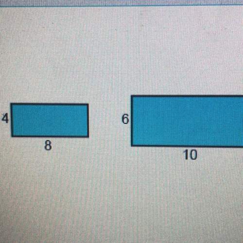 Which best explains why these figures are similar or not similar?  a.these 2 figures are simil