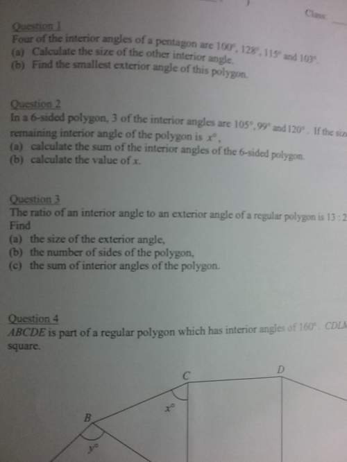 The ratio of an interior angle to an exterior angle of a regular polygon is 13: 2. find the number o