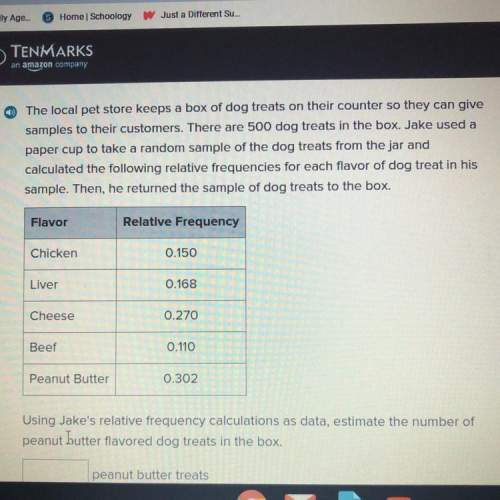 This is a probability problem. me and explain how you came upon your answer.