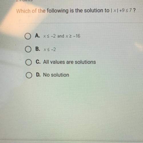 What is the answer and how would i solve this?