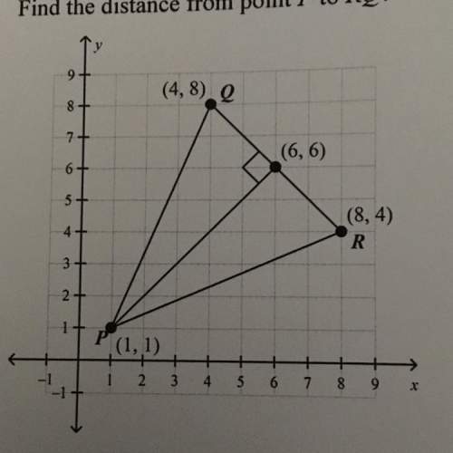 Find the distance from point p to rq