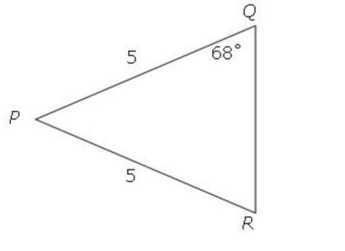 What is the measure of angle r?  choices:  a. 68 b. 73 c