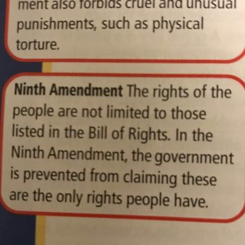 Explain this on your own words (9 amendment)