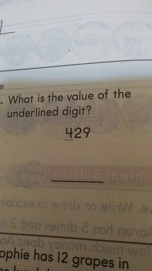 What is that value of the underline digit