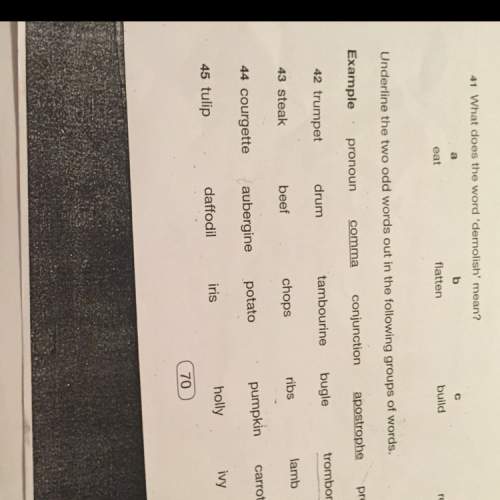 What are the 2 odd ones out question 43 ppp eeeppp