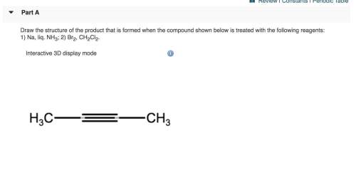 Draw the structure of the product that is formed but-2-yne is treated with the following reagents: &lt;
