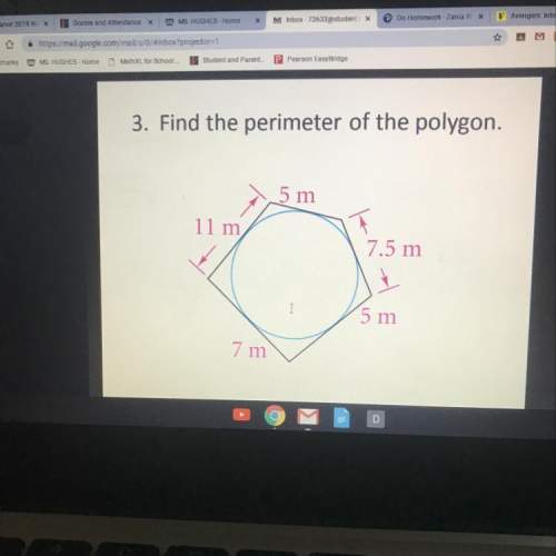 Find the perimeter of the polygon ? ?