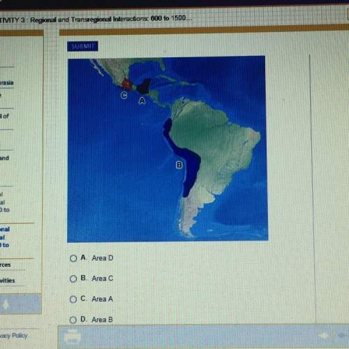 Study the map. which of the shaded areas represents the inca civilization