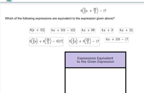 Ijust need to know which expressions are equal to the given one at the top. i will award brainliest