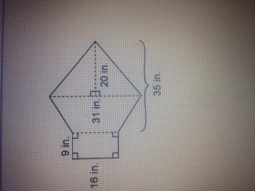 Me i need this answer ! what is the area of this figure?  drag and drop the appropriate