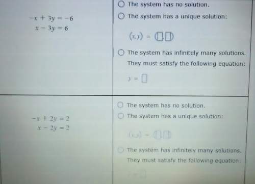I'm trying to find out if the system have a unique solution, no solution or infinitely many solution